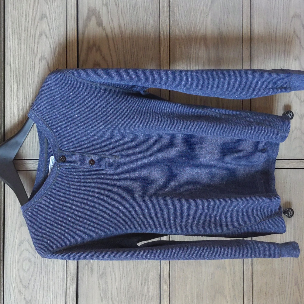 J Crew Waffle Knit Long Sleeve Henley